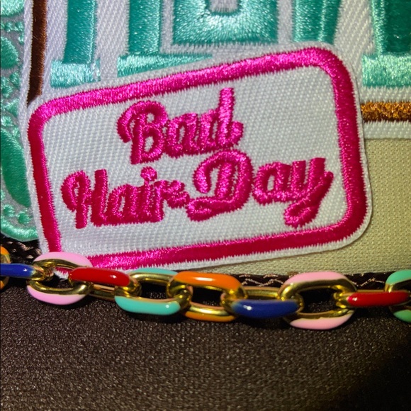 Baseball Hat | With “Howdy” / “Bad Hair Day” Logos & Decorative Bracelet | NWOT - Picture 4 of 6